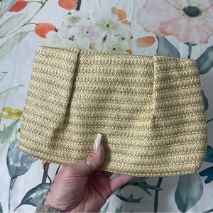 Boho Straw Cluch Purse